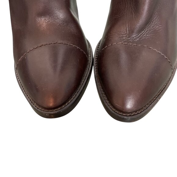 LOUIS VUITTON Jodie Denim Monogram Knee High Y2K Equestrian Boots \\ 39 - Picture 7 of 14